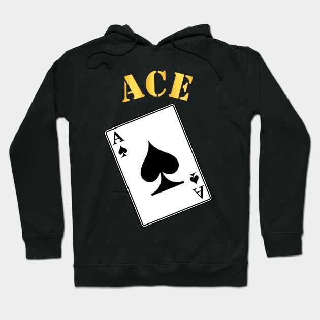 Ace - Spades Hoodie by twix123844